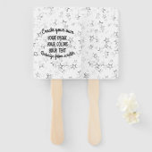 Erstellen Sie Ihren eigenen - Star-Glitzer Fächer (Vorne und Hinten)