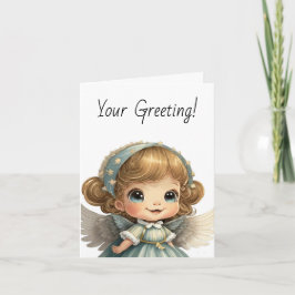 Erstellen Sie Ihren eigenen Starblonde Weihnachtsg Feiertagskarte