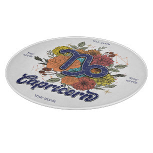 Erstellen Sie Ihren eigenen Starry Floral Capricor Schneidebrett