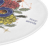 Erstellen Sie Ihren eigenen Starry Floral Capricor Schneidebrett (Ecke)