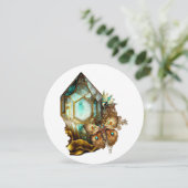 Erstellen Sie Ihren eigenen Steampunk-Schmetterlin Einladung (Stehend Vorderseite)