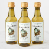 Erstellen Sie Ihren eigenen Steampunk-Schmetterlin Weinetikett (Flaschen)