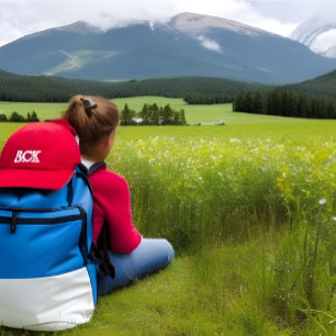 Erstellen Sie Ihren eigenen stilvollen Red Trucker Truckerkappe