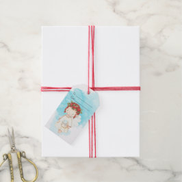 Erstellen Sie Ihren eigenen süßen Holly Angel Geschenkanhänger