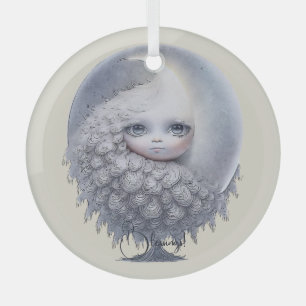 Erstellen Sie Ihren eigenen süßen Mondbaum Ornament Aus Glas