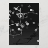 Erstellen Sie Ihren eigenen - tanzender Ray Skelet Menükarte (Rückseite)