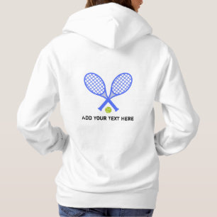 Erstellen Sie Ihren eigenen Tennisspieler Hoodie