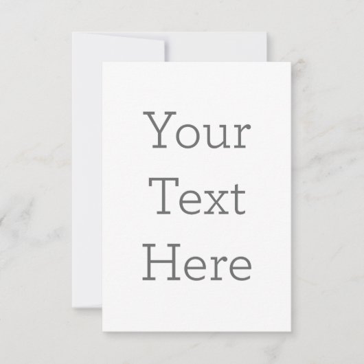 8.89 cm x 12.7 cm Flache Dankeskarte (Vorderseite)