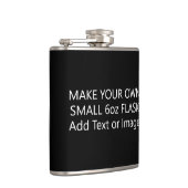 Erstellen Sie Ihren eigenen Text oder Foto Klein 6 Flachmann (Rechts)