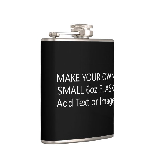 Erstellen Sie Ihren eigenen Text oder Foto Klein 6 Flachmann (Rechts)