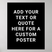 Erstellen Sie Ihren eigenen Text oder führen Sie s Poster (Vorne)