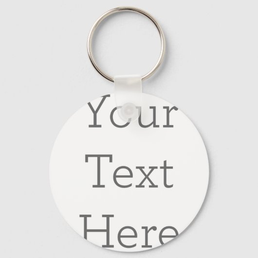 Kreisförmiger Schlüsselanhänger aus Metall, 5,08cm (Vorderseite)