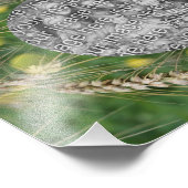 Erstellen Sie Ihren eigenen trockenen Sommergrasra Fotodruck (Ecke)