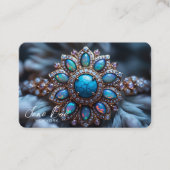 Erstellen Sie Ihren eigenen Türkisring Visitenkarte (Vorderseite)