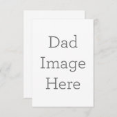 8,89 cm x 12,7 cm Flache Dankeskarte (Vorne/Hinten)