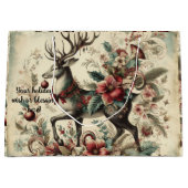 Erstellen Sie Ihren eigenen Viktorianischen Weihna Große Geschenktüte (Vorderseite)