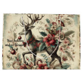 Erstellen Sie Ihren eigenen Viktorianischen Weihna Große Geschenktüte (Rückseite)