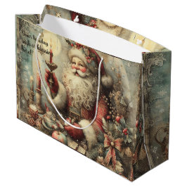 Erstellen Sie Ihren eigenen Viktorianischen Weihna Große Geschenktüte