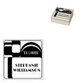 Erstellen Sie Ihren eigenen Vintagen Retro-Ex-Libr Gummistempel (Stempel)