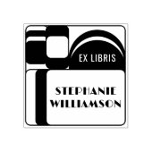Erstellen Sie Ihren eigenen Vintagen Retro-Ex-Libr Gummistempel (Prägung)