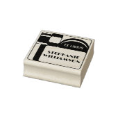 Erstellen Sie Ihren eigenen Vintagen Retro-Ex-Libr Gummistempel (Stempel)