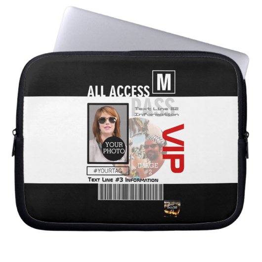 Erstellen Sie Ihren eigenen VIP Pass 8 Wege, um Ih Laptopschutzhülle (Vorderseite)