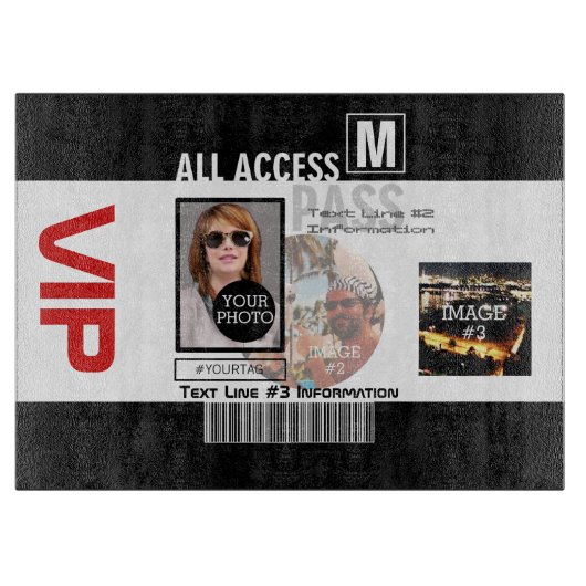 Erstellen Sie Ihren eigenen VIP Pass 8 Wege, um Ih Schneidebrett (Vorderseite)