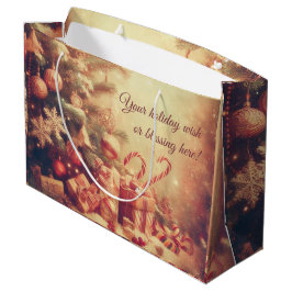 Erstellen Sie Ihren eigenen warmen Weihnachtsbaum  Große Geschenktüte