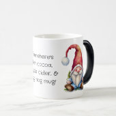 Erstellen Sie Ihren eigenen Weihnachtsbaum Gnome Verwandlungstasse (VorderseiteRechts)