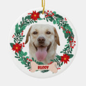 Erstellen Sie Ihren eigenen Weihnachtskranz mit Fo Keramik Ornament (Vorne)