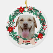 Erstellen Sie Ihren eigenen Weihnachtskranz mit Fo Keramik Ornament (Hinten)