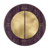 Erstellen Sie Ihren eigenen Wein & Gold Split Voll Schneidebrett (Vorderseite)