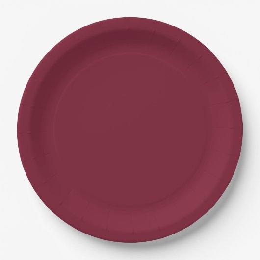 Erstellen Sie Ihren eigenen Wein Rot Pappteller (Vorderseite)
