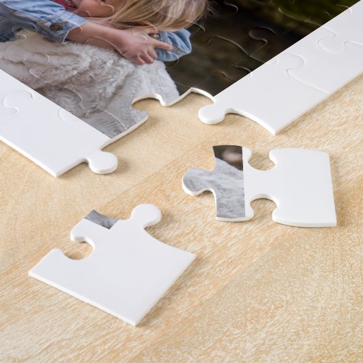 Erstellen Sie Ihren eigenen weißen 10-Collage-Fami Puzzle (Seite)