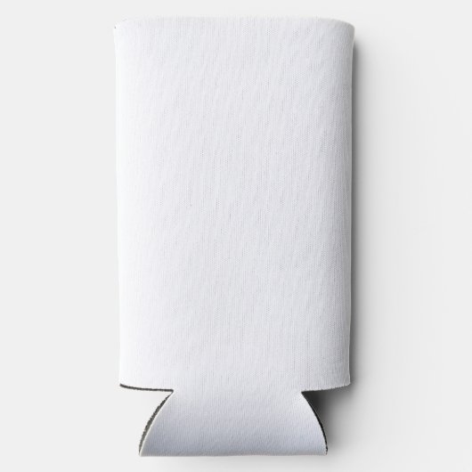 Erstellen Sie Ihren eigenen weißen Foam Slim Seltz Selters Dosenkühler (Rückseite)