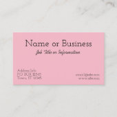 Erstellen Sie Ihren eigenen weißen Polka-Dot Visitenkarte (Vorderseite)