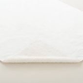 Erstellen Sie Ihren eigenen weißen Sherpa Blankon Sherpadecke (3/4)