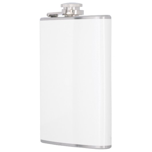 Erstellen Sie Ihren eigenen weißen Solid individue Flachmann (Links)