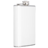 Erstellen Sie Ihren eigenen weißen Solid individue Flachmann (Rechts)