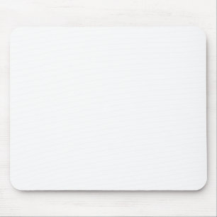 Erstellen Sie Ihren eigenen weißen Solid individue Mousepad