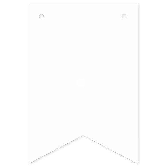 Erstellen Sie Ihren eigenen weißen Solid individue Wimpelkette (Erste Fahne)