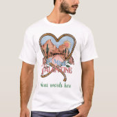 Erstellen Sie Ihren eigenen Western mein Valentins T-Shirt (Vorderseite)