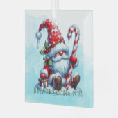 Erstellen Sie Ihren eigenen Western Peppermint Wei Ornament Aus Glas (Vorderseite links)