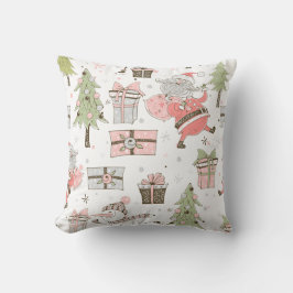 Erstellen Sie Ihren eigenen Whimsical Santa & Snow Kissen