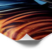 Erstellen Sie Ihren eigenen Wolf im Weltraum-Astro Poster (Ecke)