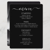 Erstellen Sie Ihren eigenen Yellow Eyes Space Robo Menükarte (Vorne/Hinten)