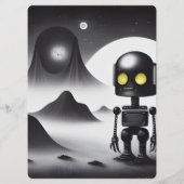 Erstellen Sie Ihren eigenen Yellow Eyes Space Robo Menükarte (Rückseite)