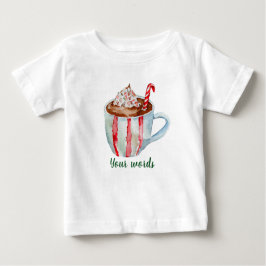 Erstellen Sie Ihren eigenen Yuletide Peppermint Ho Baby T-shirt