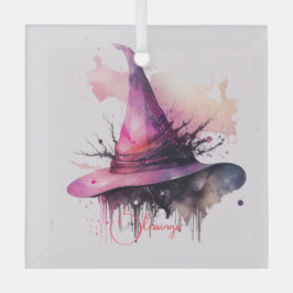 Erstellen Sie Ihren eigenen Zauberhexenhut Ornament Aus Glas