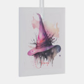 Erstellen Sie Ihren eigenen Zauberhexenhut Ornament Aus Glas (Vorderseite Rechts)